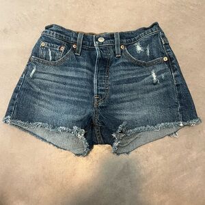 Levi's 501 Dark Denim Shorts